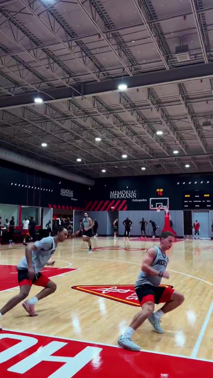 火箭训练营进球合集~感觉阿门的投篮比之前好了很多